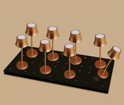 Lot De Lampes Dorées Rechargeables