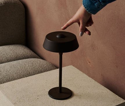 Lampe Noire Tactile Moderne