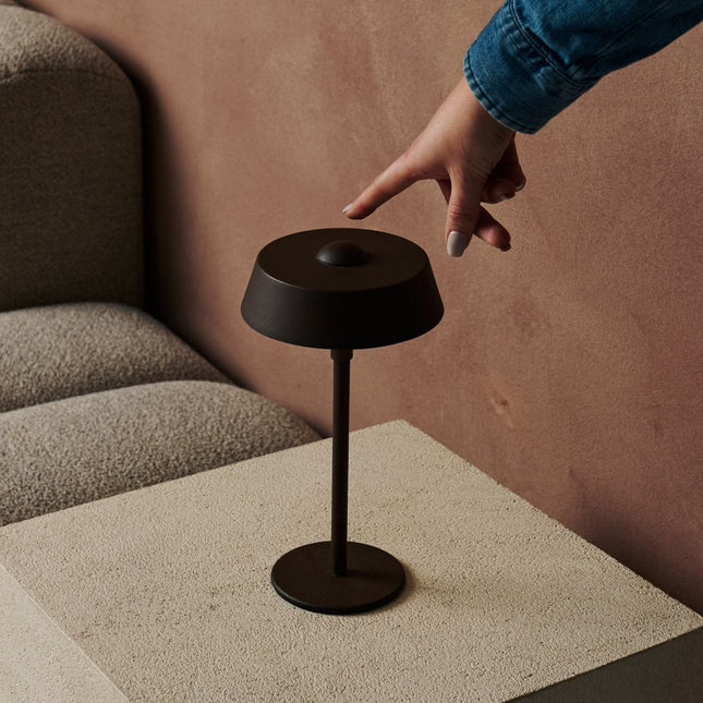 Lampe Noire Tactile Moderne