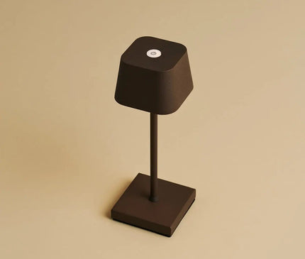 Lampe Minimaliste Métallique Marron
