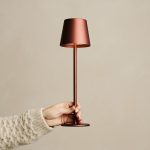 Lampe Sans Fil Métallique Rouge