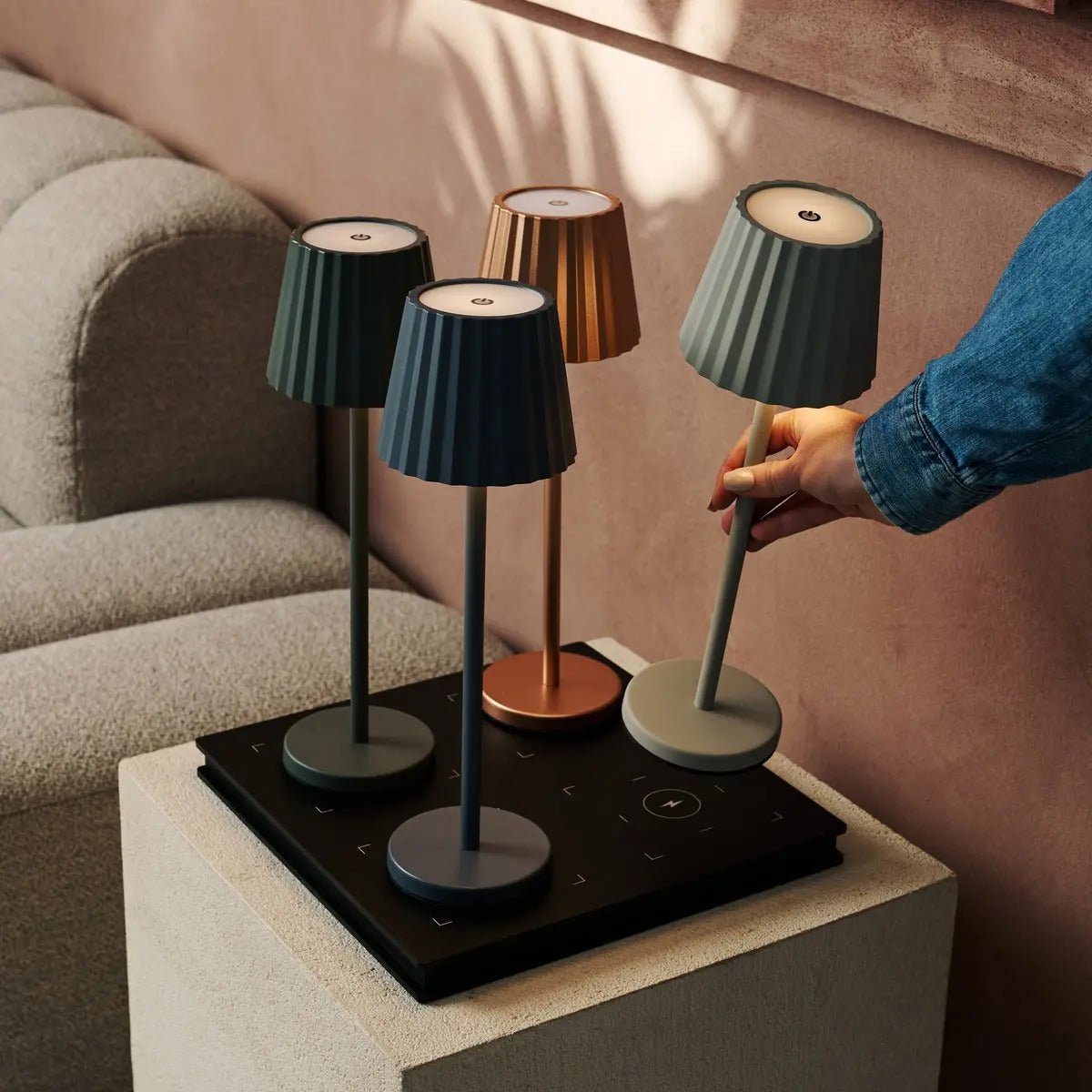 Lot De Lampes Sans Fil Élégantes