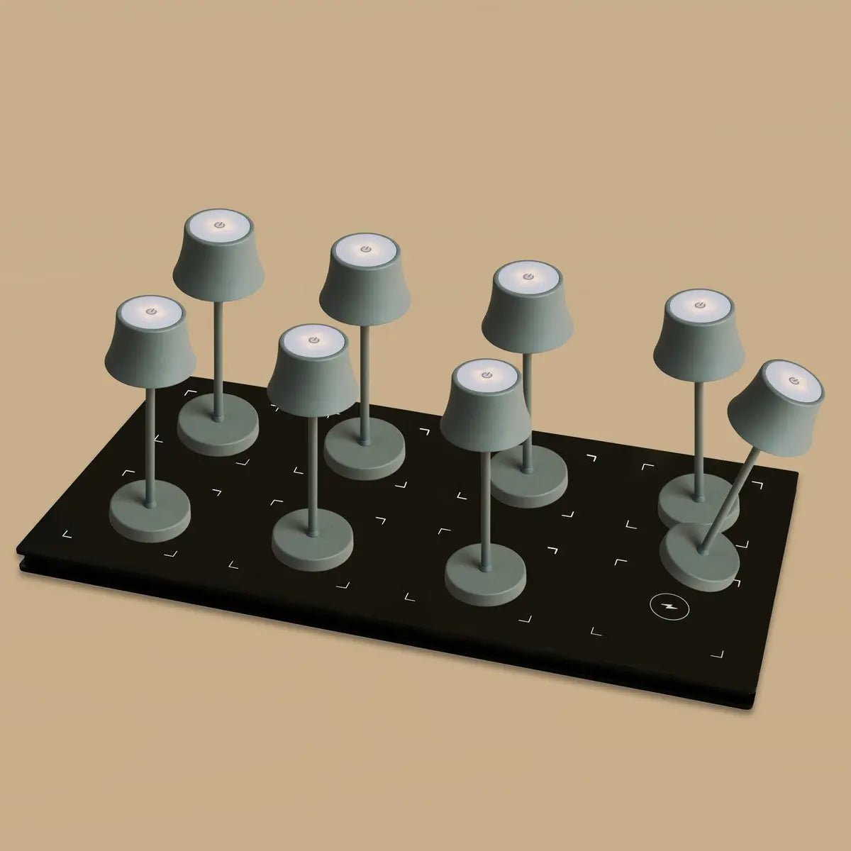 Lot De Lampes Vertes Design