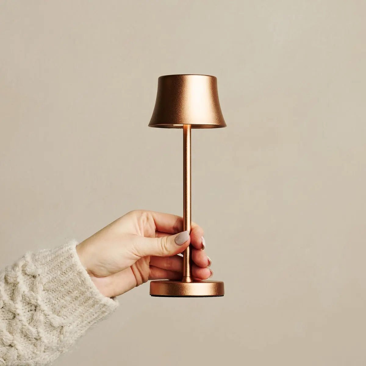Lot De Lampes Dorées Rechargeables