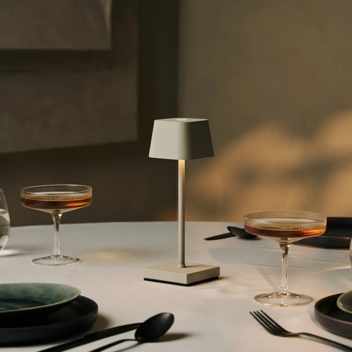 Lot De Lampes Rechargeables Beige