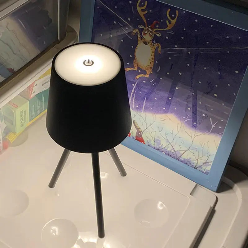 Lampe Minimaliste Trépied Sans Fil