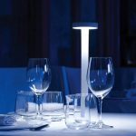 Lampe LED Minimaliste Table Blanche
