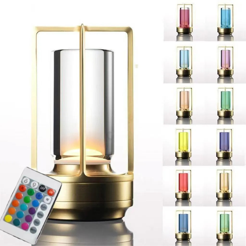 Lampe LED Cylindrique Sans Fil