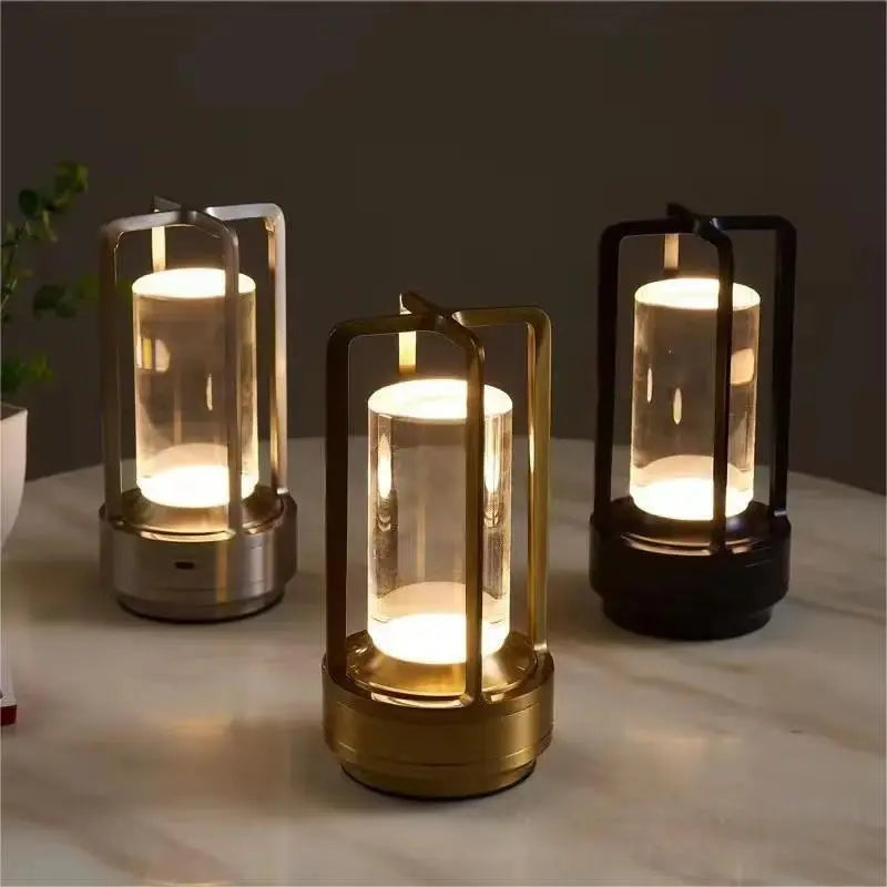 Lampe LED Cylindrique Sans Fil