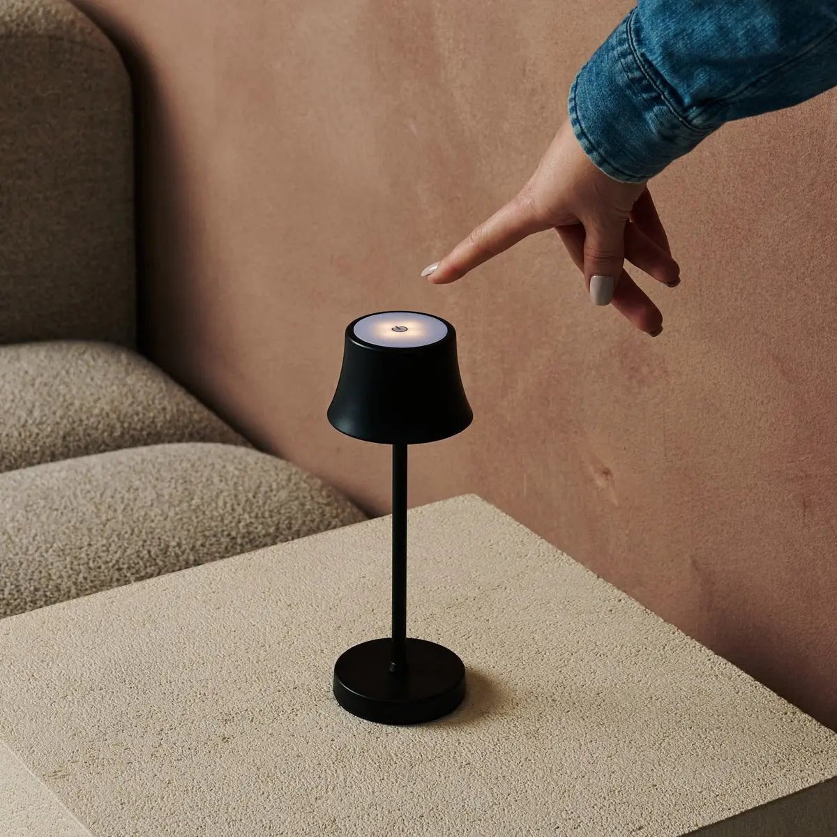 Lot De Lampes Sans Fil Noires