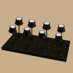 Lot De Lampes Sans Fil Noires