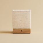 Lampe Cube Minimaliste Bois