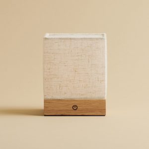 Lampe Cube Minimaliste Bois