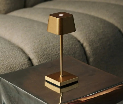 Lot Lampes Dorées Rechargeables