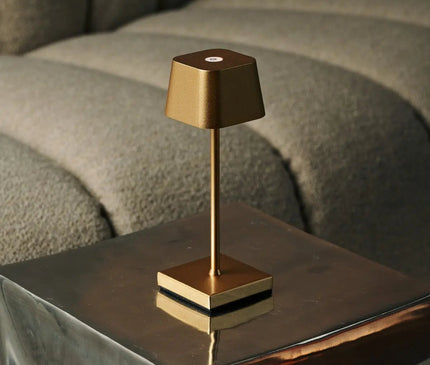 Lot Lampes Dorées Rechargeables