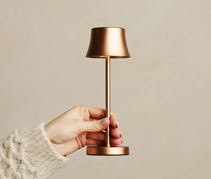 Lot De Lampes Dorées Rechargeables