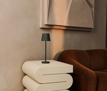 Lampe Élégante Noire Sans Fil