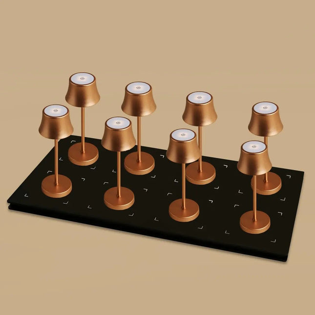 Lot De Lampes Dorées Rechargeables