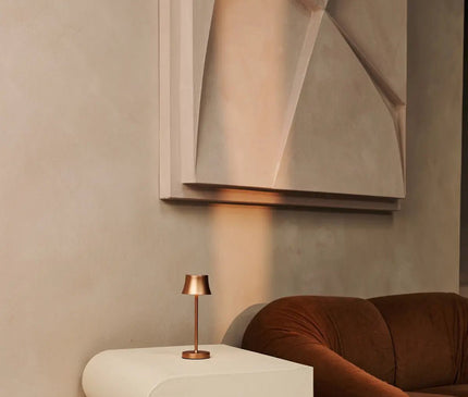Lot De Lampes Dorées Rechargeables