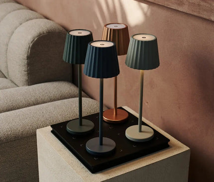 Lampe Élégante Noire Sans Fil
