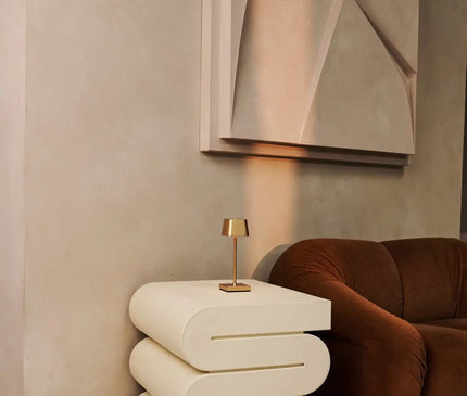 Lot Lampes Dorées Rechargeables
