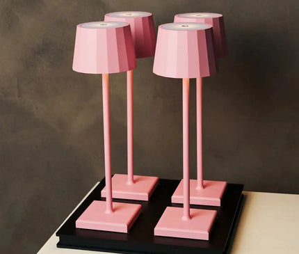 Lot De Lampes Roses Élégantes