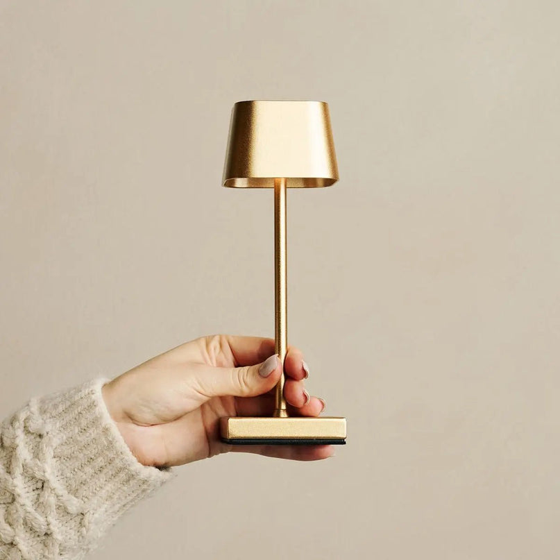 Lot Lampes Dorées Rechargeables