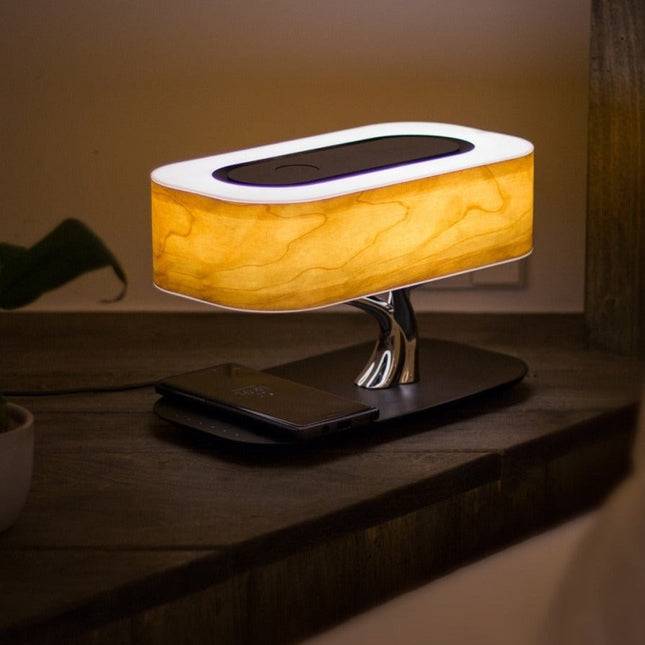 Lampe Bois Design Sans Fil