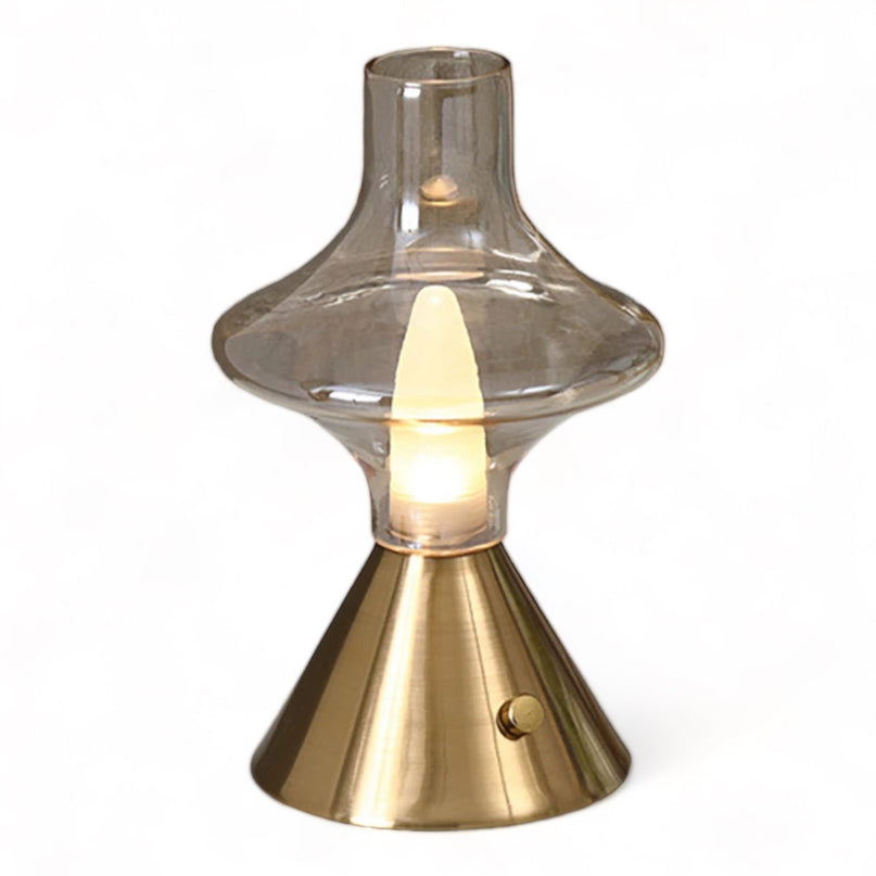 Lampe Design Sans Fil Dorée
