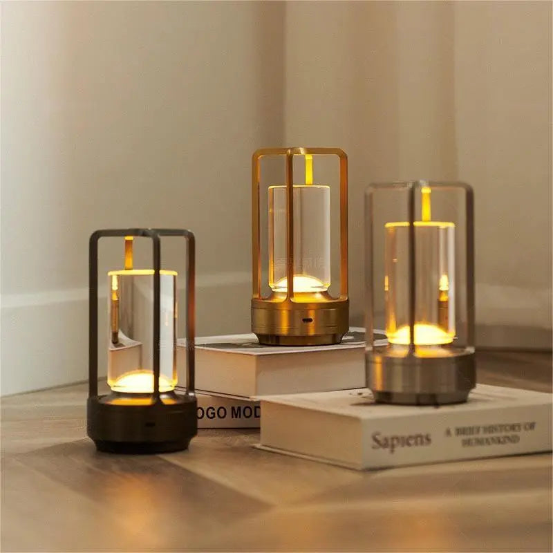 Lampe LED Cylindrique Sans Fil