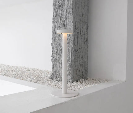 Lampe LED Minimaliste Table Blanche