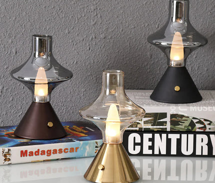 Lampe Design Sans Fil Dorée