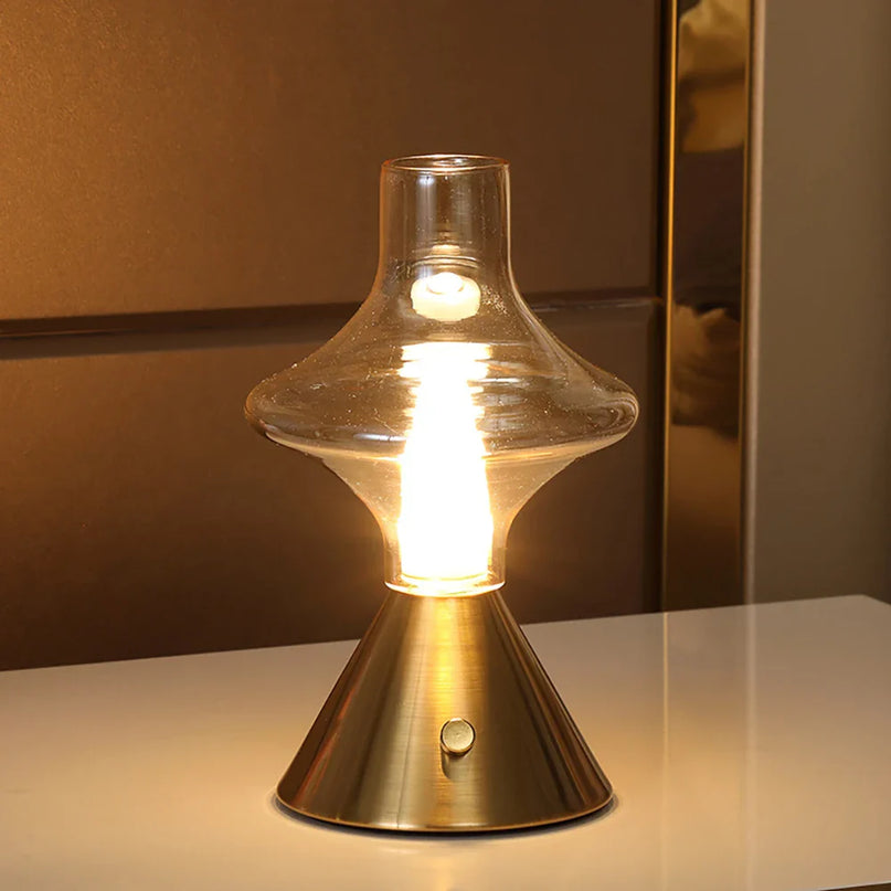 Lampe Design Sans Fil Dorée