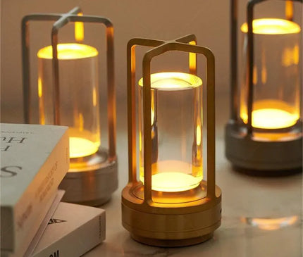 Lampe LED Cylindrique Sans Fil
