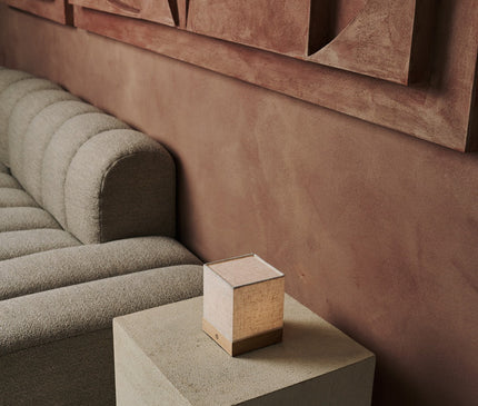 Lampe Cube Minimaliste Bois