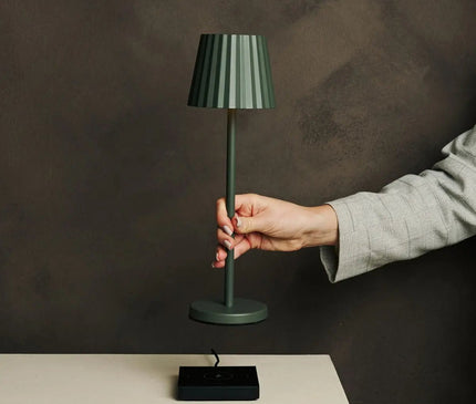 Lampe Élégante Noire Sans Fil
