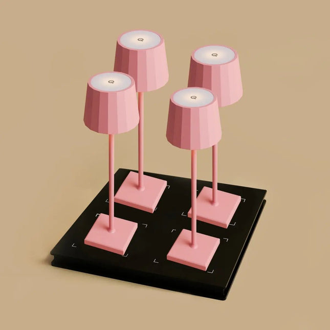 Lot De Lampes Roses Élégantes