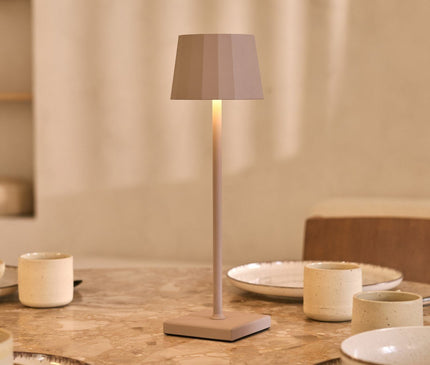 Lampe Tactile Minimaliste Beige