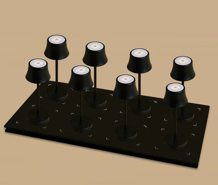Lot De Lampes Sans Fil Noires