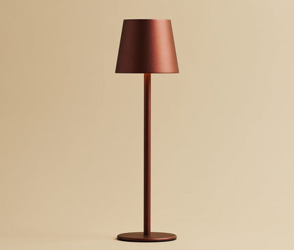 Lampe Sans Fil Métallique Rouge