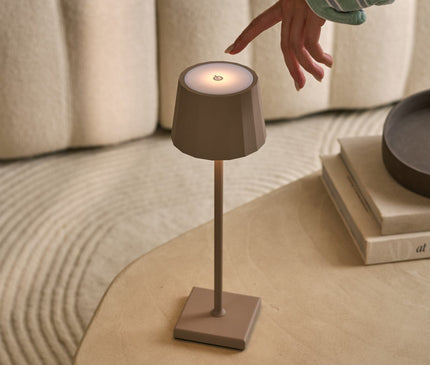 Lampe Tactile Minimaliste Beige