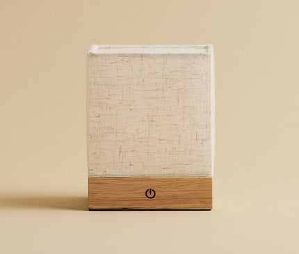 Lampe Cube Minimaliste Bois
