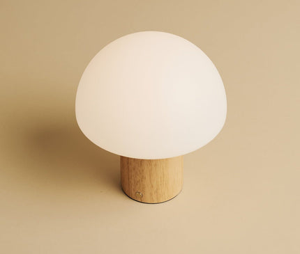 Lampe Champignon LED Bois