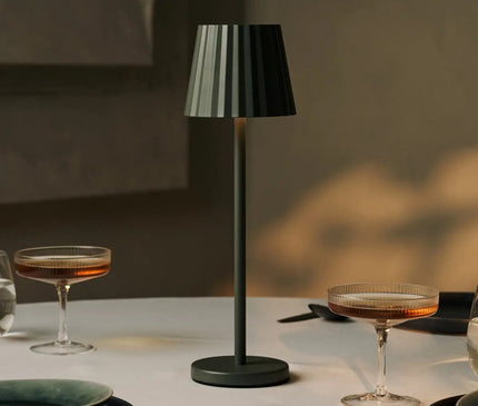 Lampe Élégante Noire Sans Fil