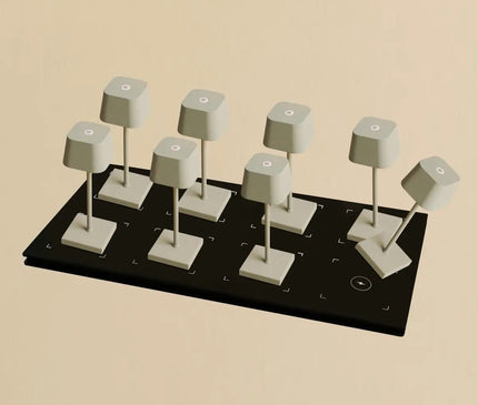 Lot De Lampes Rechargeables Beige